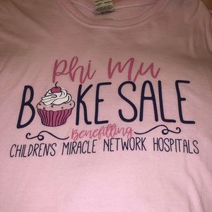 Large Comfort Colors Phi Mu Shirt